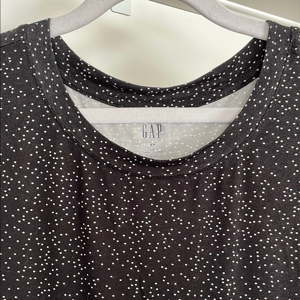 Gap Black and White Polka Dot Top - Picture 6 of 6